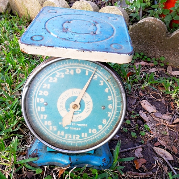 Vintage Sky Blue Kitchen 💙 Scale - Picture 1 of 8
